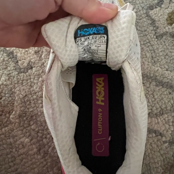 Women's Sneakers - Cream and Pink - Picture 8 of 9